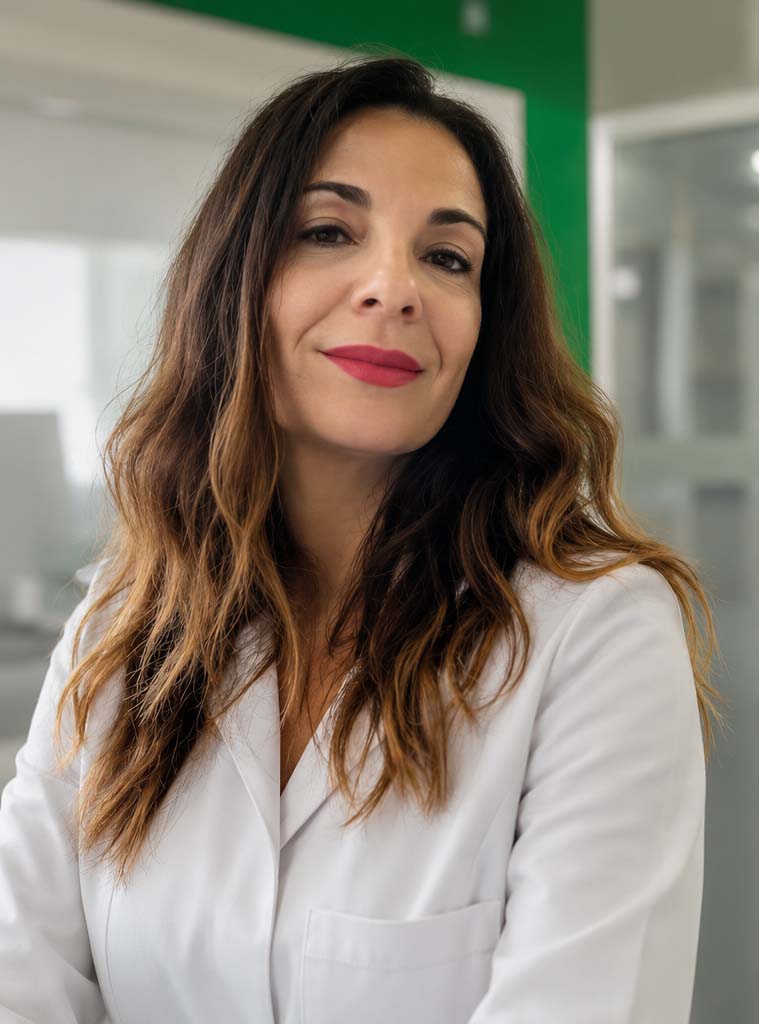Cristina — Directora Técnica y Óptico Optometrista en Óptica Loyra, Torre Pacheco