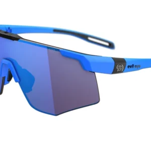Gafas de sol Evil Eye E052 Shield Azul Eléctrico con lente azul espejo